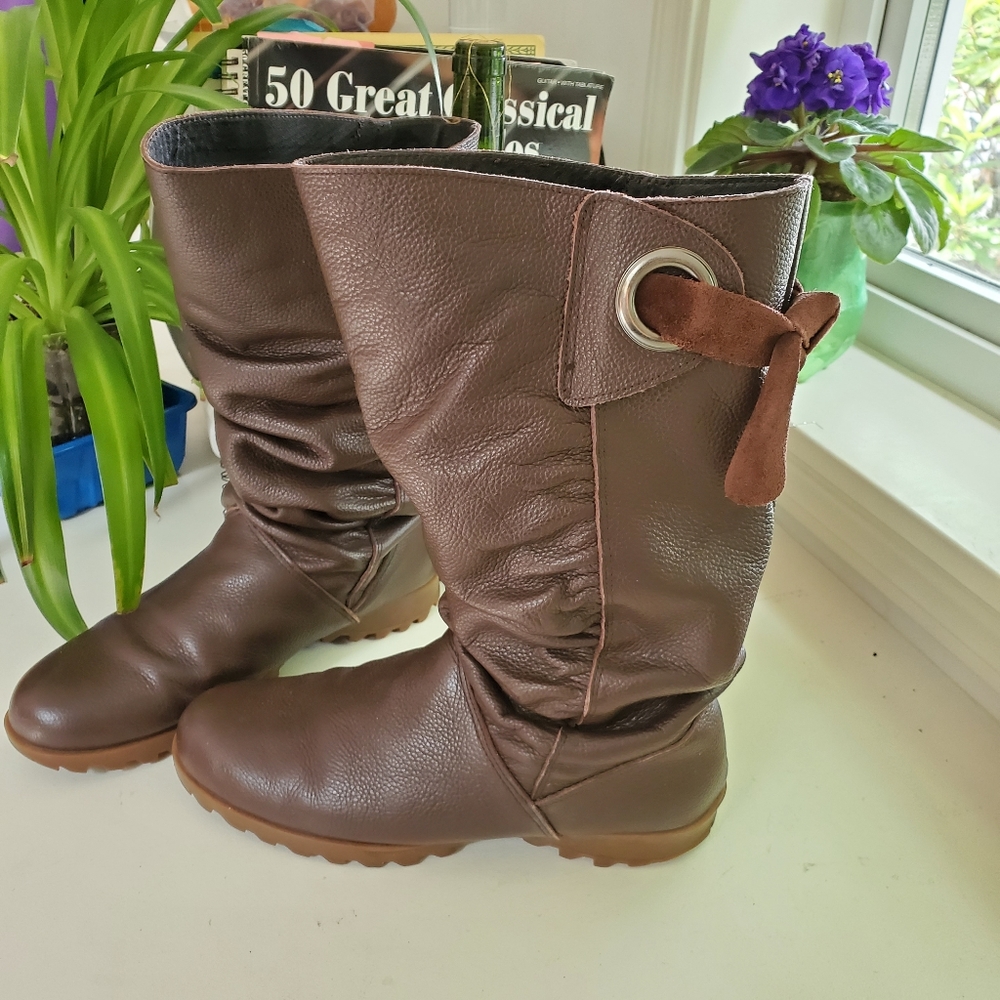 👢Slouchy Calf-High Boots👢